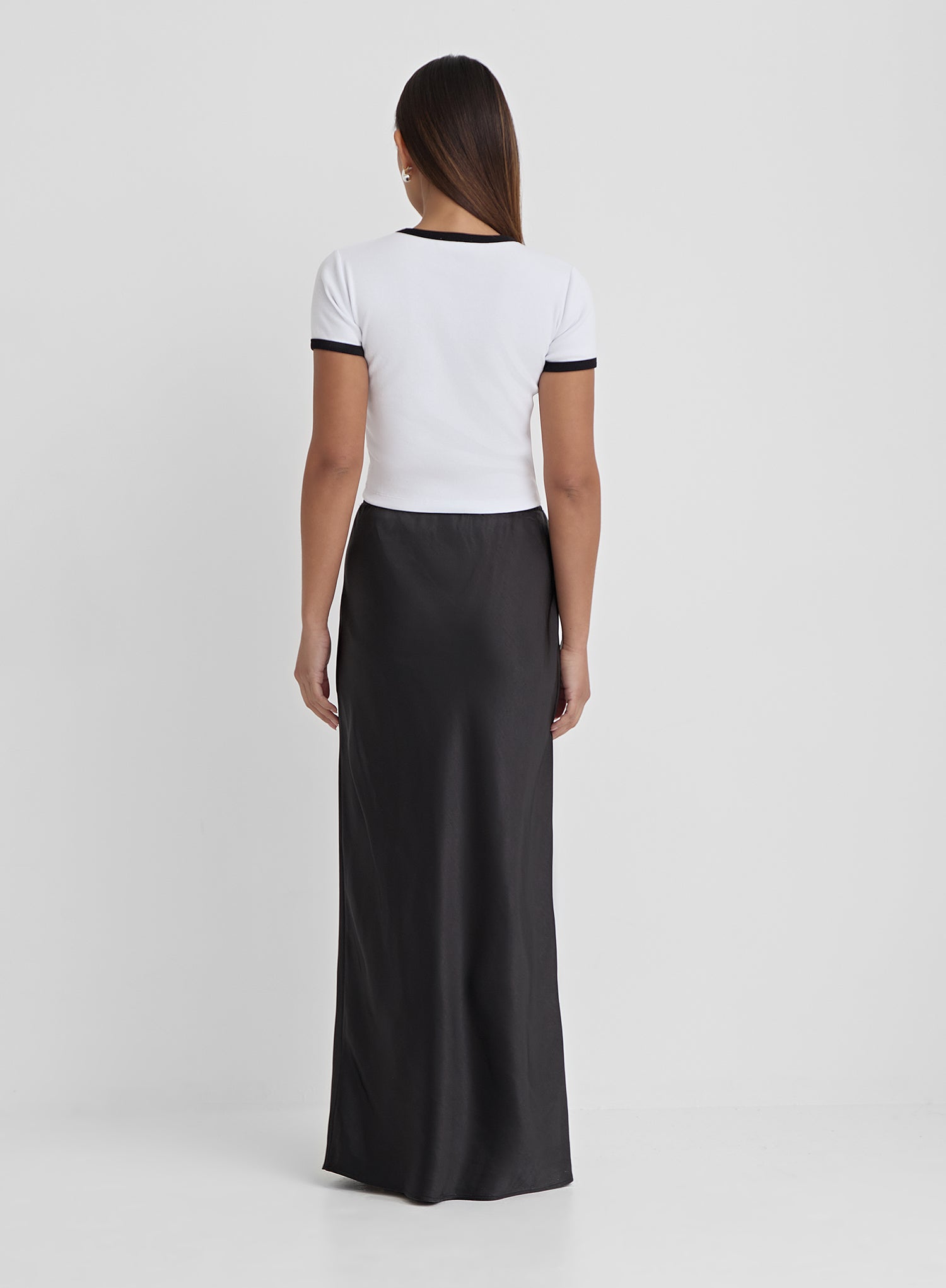 White Fourth Logo Baby Tee